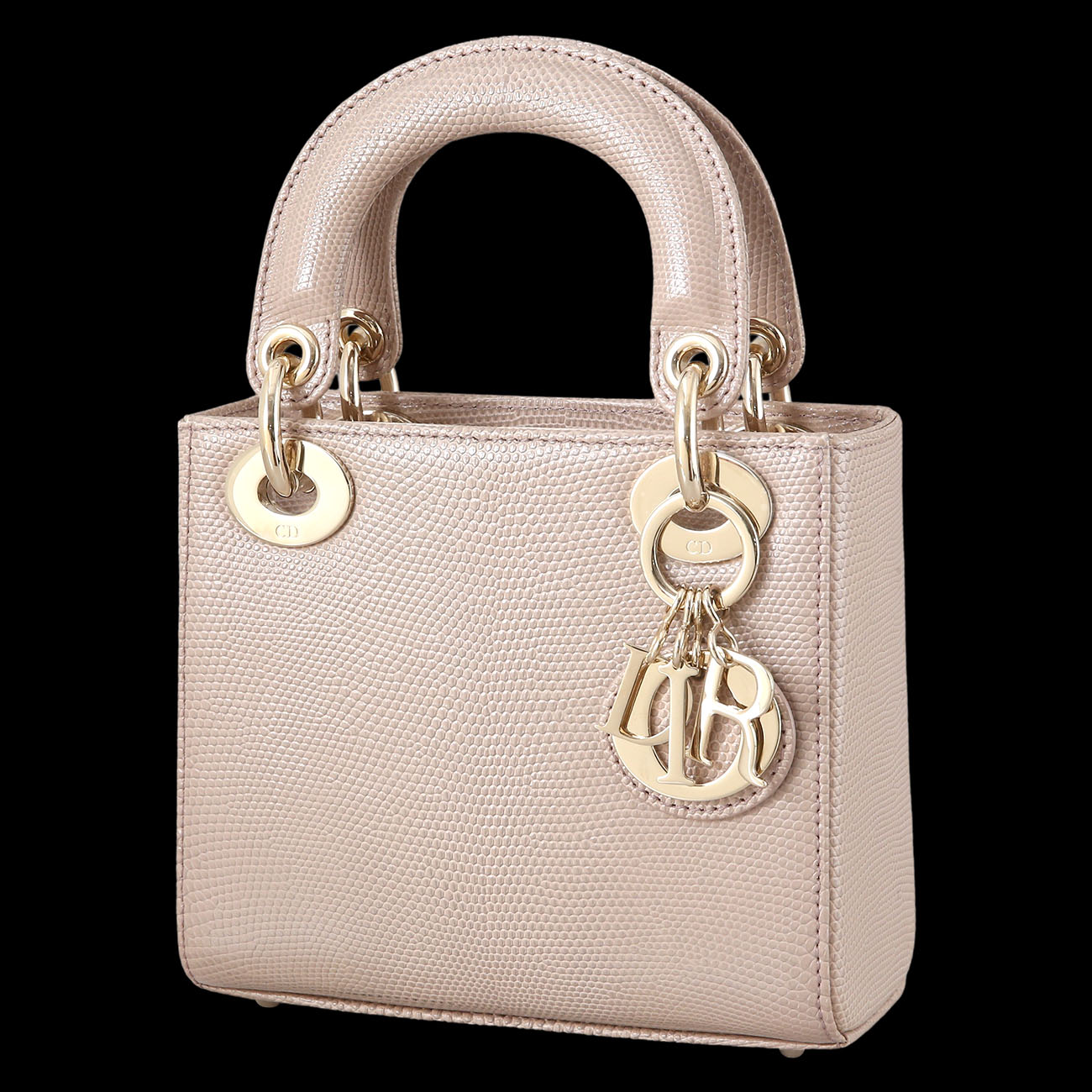 CHRISTIAN DIOR(USED)크리스찬디올 리자드 레이디디올 미니 백